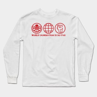 Hydra - World Domination - Red Long Sleeve T-Shirt